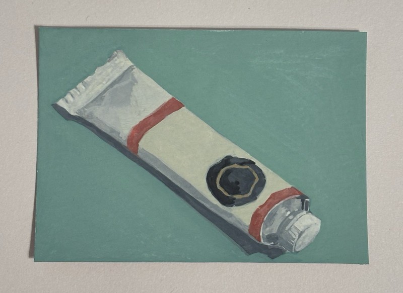 ACEO Original Artwork 2.5 by 3.5 Watercolor & Gouache Painting on Paper Art,