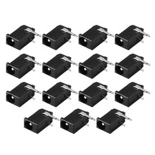 DC-002 3.5mmx1.1mm DC Power Jack Plug 3 Pin Female Socket Connector 15pcs