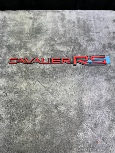 1991 - 1994 CHEVROLET CAVALIER RS RED EMBLEM NEW OEM