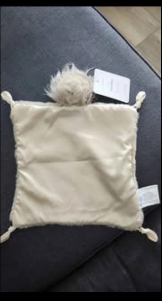 Pottery Barn Baby Nursery Lion Thumbie Blanket Lovey Baby Taupe Brown #9972Q - Image 3 of 4