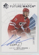 2017-18 SP Authentic Auto Future Watch 164/949 Lucas Wallmark #126 Auto a3o