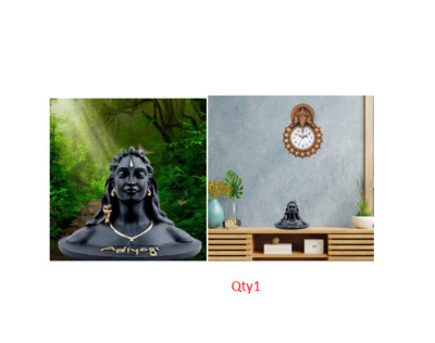 5 Zoll Adiyogi Lord Shiva BholeNath Statue Auto Armaturenbrett Idol Home Offi...