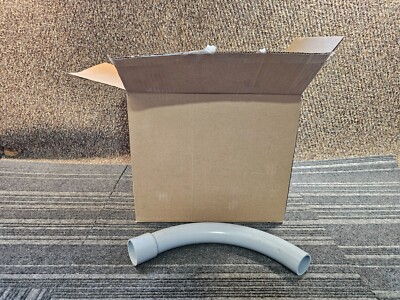 (QTY 20) Kraloy 078592 B40STD1590 1-1/2'' PVC 90° Elbow, SCH 40, Gray, Bell End