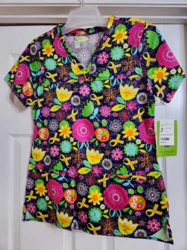 White Swan Bio Womens Scrub Top Size Small, Courtney's Courage 5962. NWT!