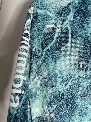 Columbia PFG Realtree MAKO Camisa Para Mujer’s M Camiseta Manga Larga Omni-sombra Azul - Imagen 6 de 9