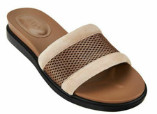 LOGO by Lori Goldstein Toffee Slider /Sandal