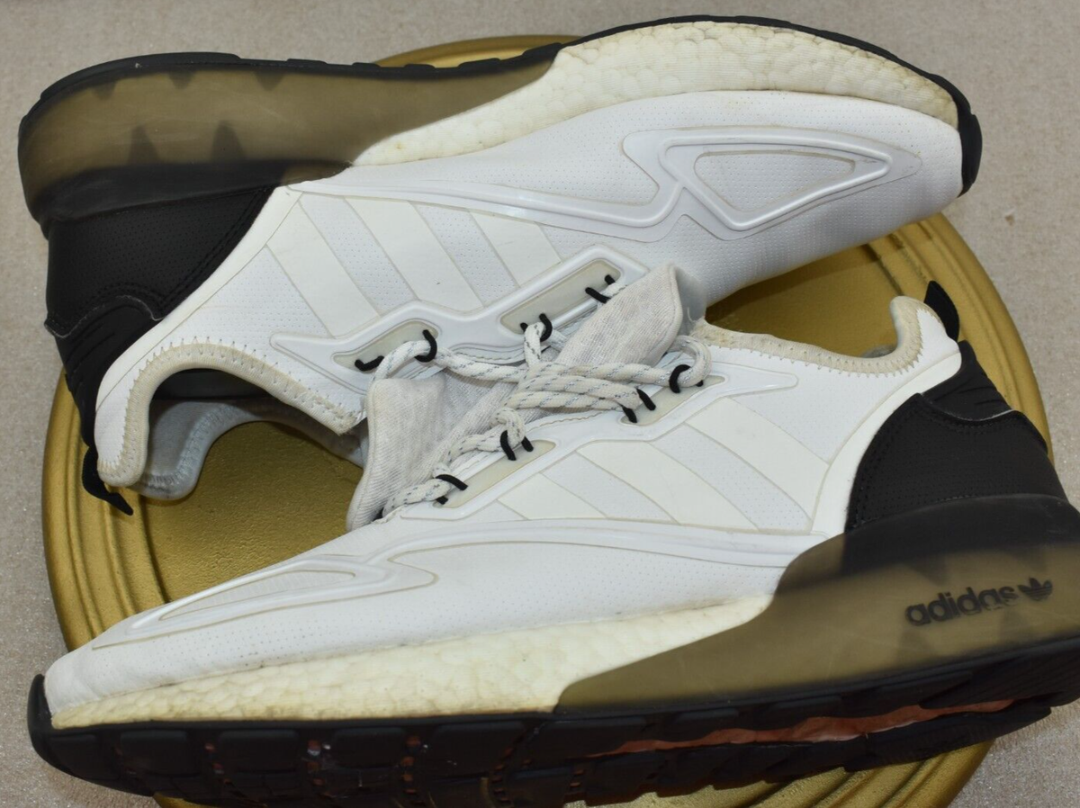 シューズ XXL Adidas Originals ZX 2K Men's Shoes Size 11.5 Boost Low White