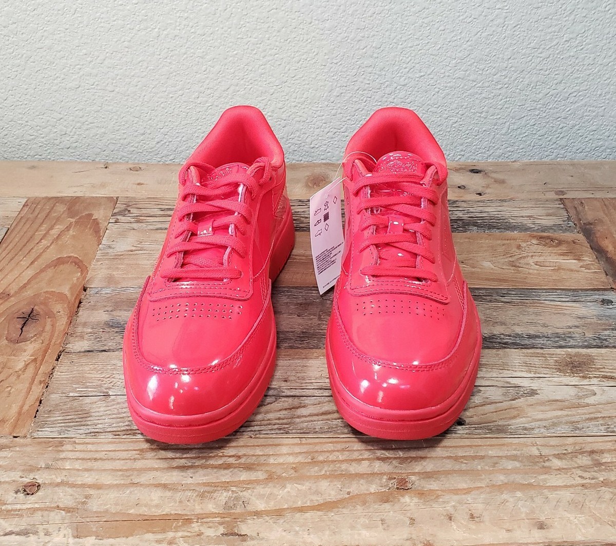 Sepatu Reebok X Cardi B Pink Reebok Cardi B Coated Club C Double