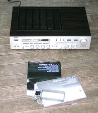 Yamaha R-1000 Receiver Analog Tuner, original box, manuals, antenna, WITH ISSUES