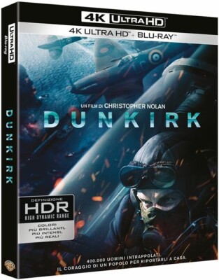 Blu-ray + Blu-ray 4K Ultra HD Dunkirk Christopher Nolan Warner Home Video 2017