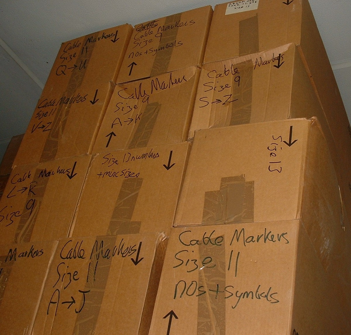 Very large quantity of Critchley Z cable markers z9 z11 z13 z15