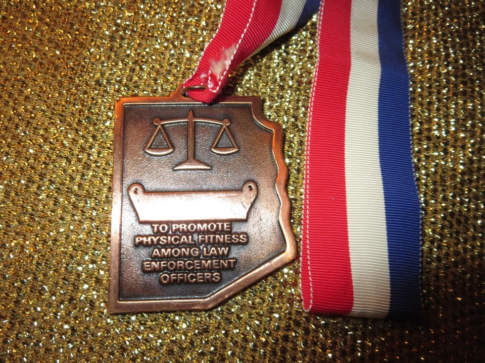 Arizona State Police Olympics Track & Field Bronze Winning Medal - Image 3 of 3