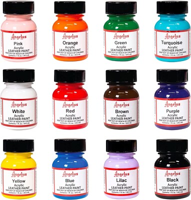 *AUSVERKAUF* Angelus Acryl Lederfarbe 1oz - Turnschuhe Taschen Schuhe Sneaker
