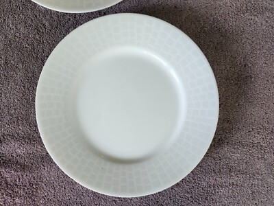 Corelle Joy Mangano Precious Colors Diamond White Dinne Plate 10.75'' St of 7