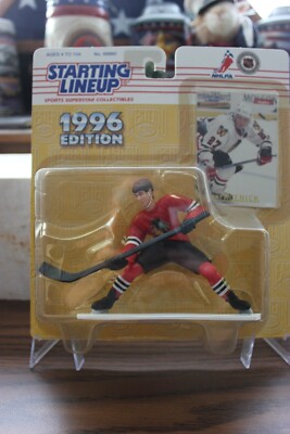 Jeremy Roenick Figure 1996 JEREMY ROENICK Starting Lineup Sports Figure - Chicago Black Hawks ...