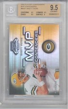 2002 Playoff Contenders Brett Favre (HOF) MVP Contenders (#MVP-1) BGS9.5 BGS