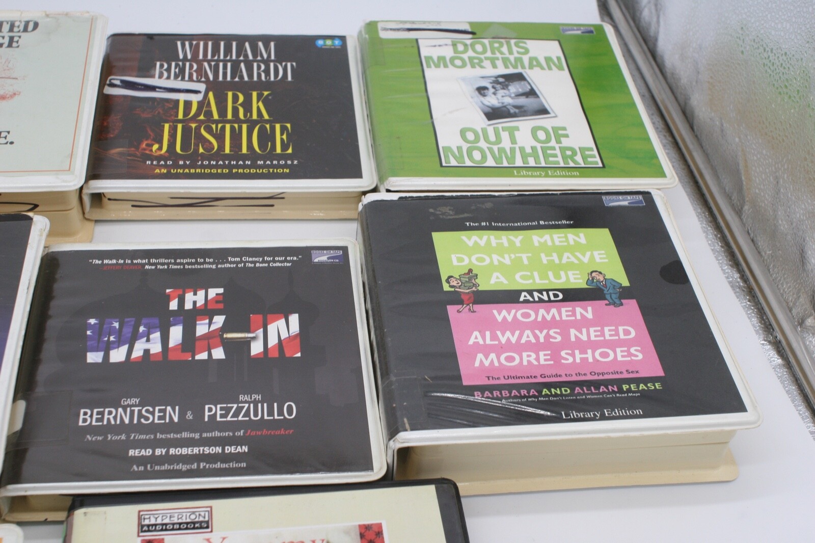 Lot Of 10 Audio Books On Cd Lot 12 ex library see photos for titles