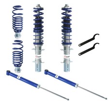 4set Suspension Coilovers Kits For Golf Gti Jetta Mk4 99-05 Shock Struts Blue 4set Suspension Coilovers Kits For Golf Gti Jetta Mk4 99-05 Shock Struts Blue