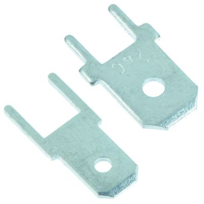 4.8mm or 6.3mm Vertical PCB Blade Terminal