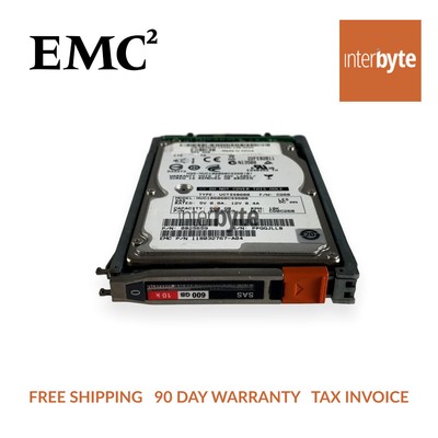 EMC HDD 600GB 10K SAS 6GB 2.5 VNX 005050211 VX-2S10-600 V3-2S10-600 V6 ...