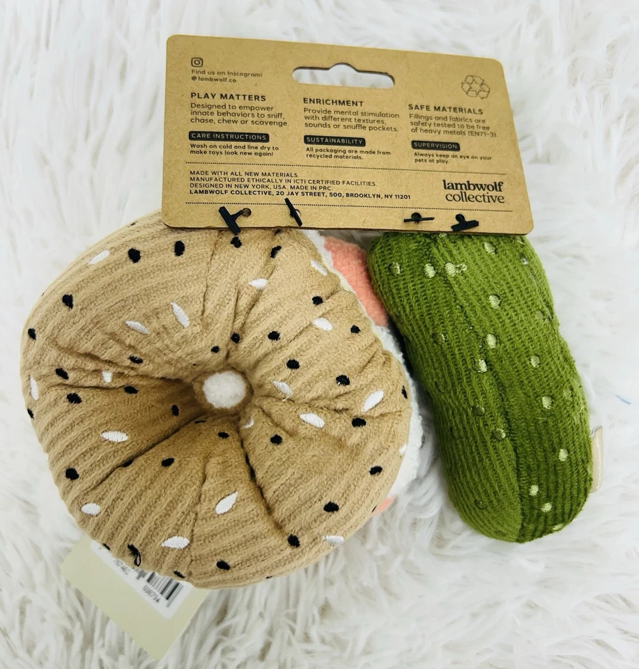 LambWolf Collective bagel and pickle two piece set - Image 2 of 3