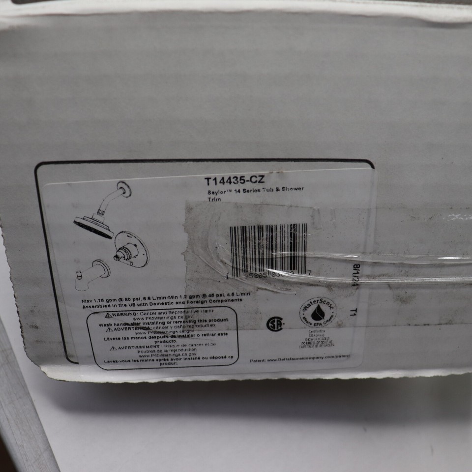 Delta Faucet Tub and Shower Faucet Combo Bathtub and Shower Trim System