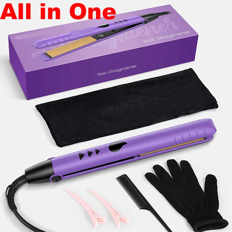 Hair Straightener Curler 2in1 Flat Iron Straightening Curling