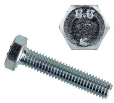 5-PK Everbilt Metric M6-2.0 x 60mm Zinc Plated Hex Bolts Cap Screws 802098