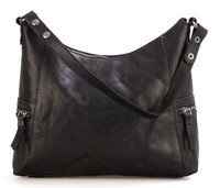 Spikes & Sparrow Bronco Shoulderbag UmhäNgetasche Tasche Black Schwarz Neu