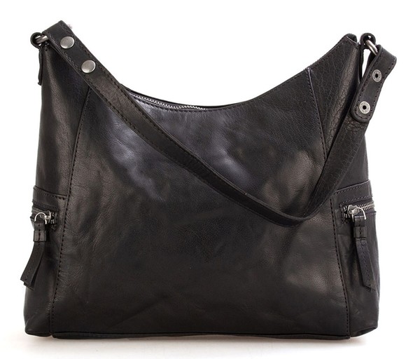 Spikes & Sparrow Bronco Shoulderbag UmhäNgetasche Tasche Black Schwarz Neu-image