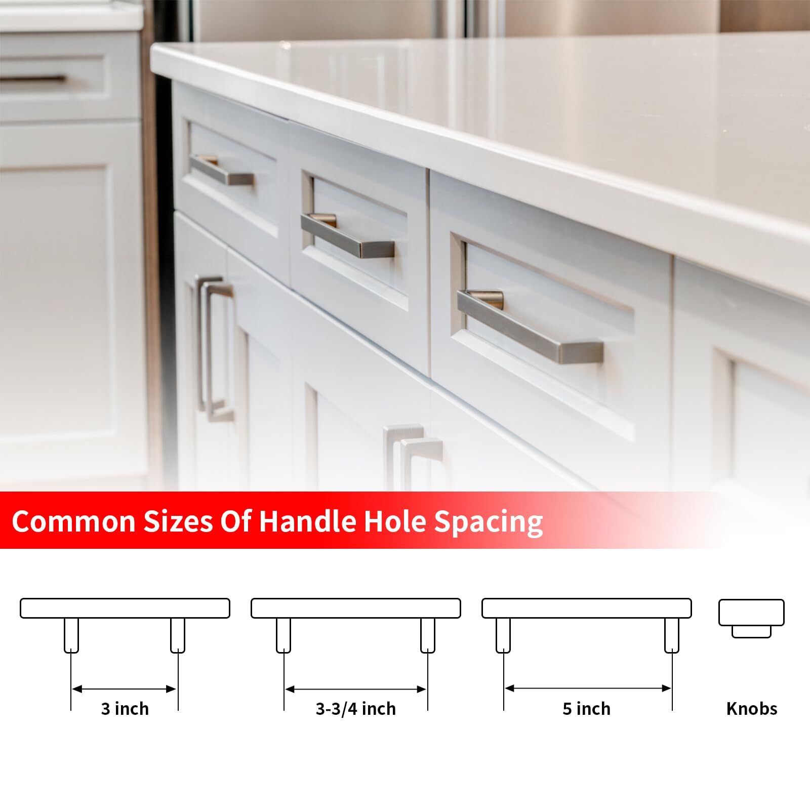 RUITOOL Cabinet Hardware Jig Tool Aluminium Alloy Cabinet Handle Install Temp...