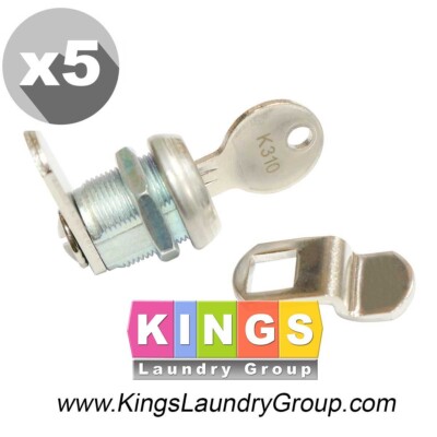 5PK - TOP PANEL LOCK WITH STRAIGHT & ''S'' CAMS FOR GEN5 WASCOMAT - 098759, 098760
