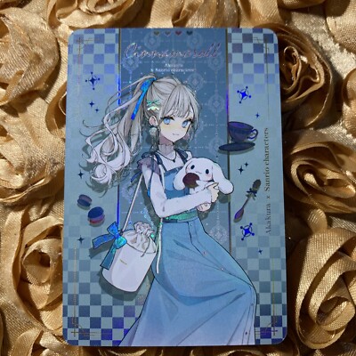 Cinnamonroll Sanrio Girlies SANRIO CHARACTERS WAIFU Goddess Anime Foil Card