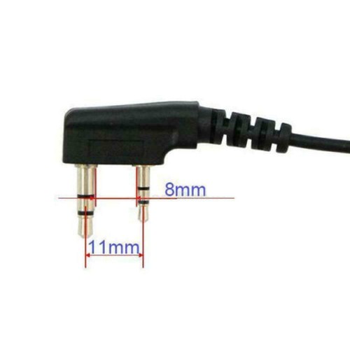 Headset Earpiece Earphone w/Mic For Walkie Talkie -... BF-888s x1 Baofeng M1X5 - Zdjęcie 9 z 10