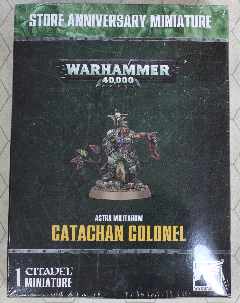 WH40 IG Store Anniversary Limited CATACHAN COLONEL WH40 IG Store Anniversary Limited CATACHAN COLONEL