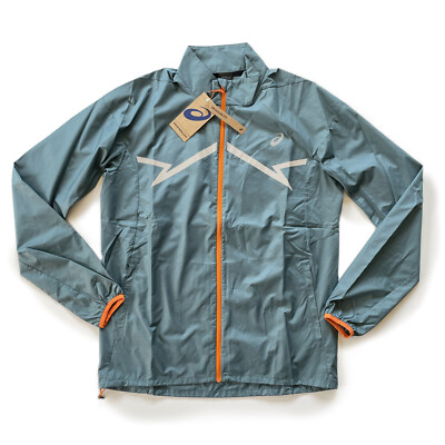 Asics Lite-Show Jacket Laufjacke Running Jogging Wasserdicht Winddicht Men