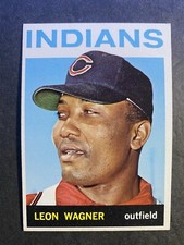 1964 Topps Baseball Leon Wagner Cleveland Indians High Numbered Card #530