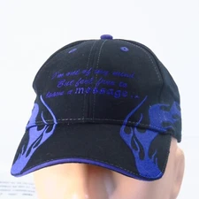 I'm Out of My Mind But Feel Free To Leave A Message... Black Purple Strapback Ha