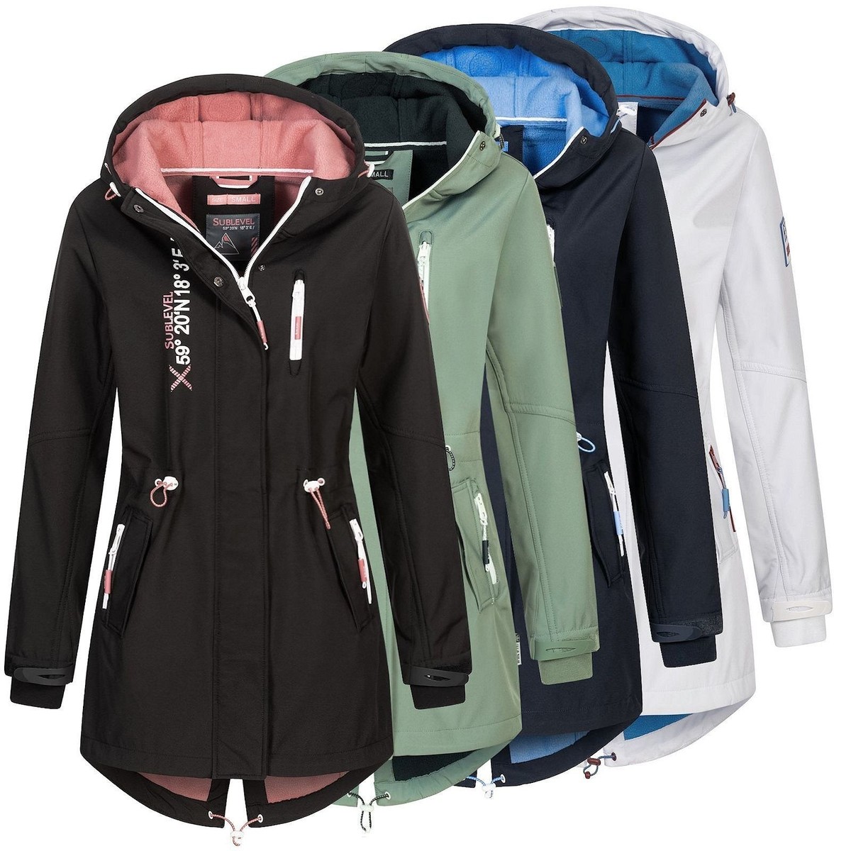 Softshelljacke Damen Sublevel Damen Jacken SUBLEVEL Softshelljacke