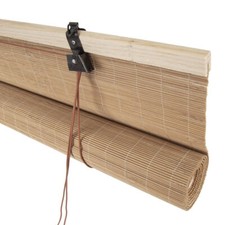 80X150Cm Bamboo Door Curtain Roller Blinds Sunscreen Drape Privacy Screen