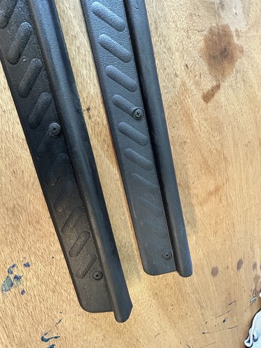 1989-1993 Nissan 240sx S13 Passenger RH LH Door Sill Scuff Plates Trim W/ Clips - Picture 4 of 4