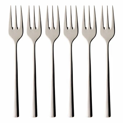 Forchette da dessert Villeroy & Boch Piemonte forchette da torta set 6 pezzi acciaio inox 18/10