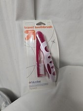 Manual Soft Bristles Toothbrush - Trial Size - Pink. New
