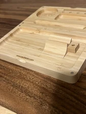 RAW "Backflip"  BAMBOO Magnet Rolling Tray. Awesome Tray.