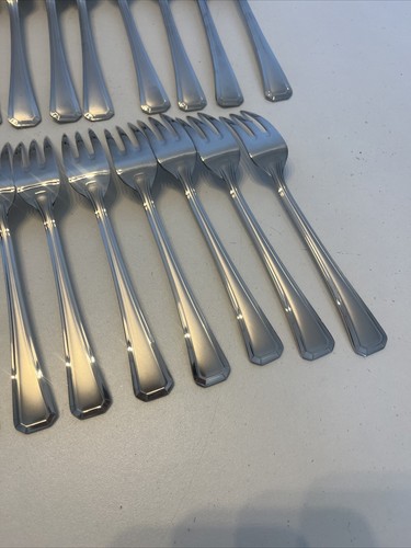 Série De 12 Couteaux Et 12 Fourchettes À Poisson Guy Degrenne En Inox - Imagen 16 de 23