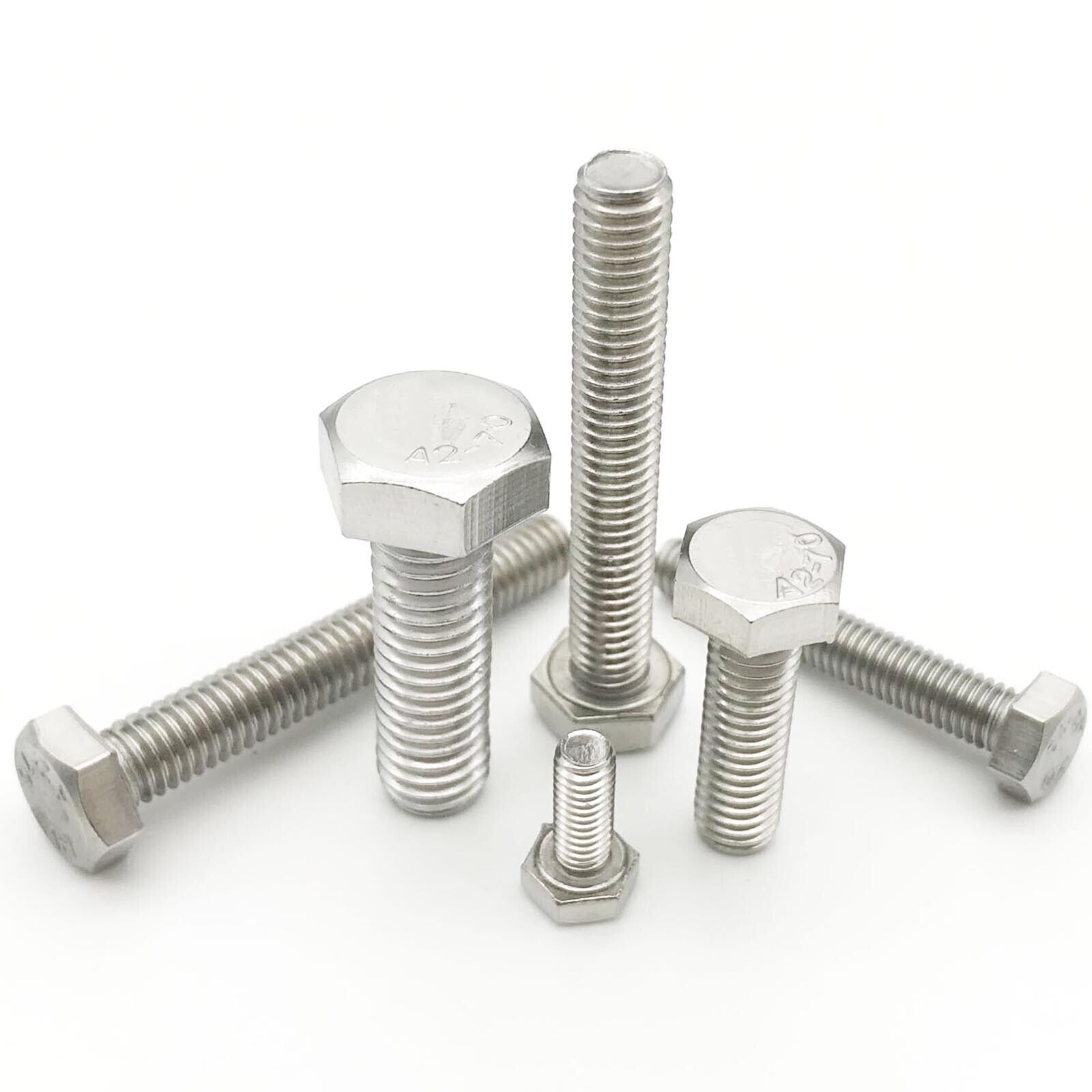 M3-M8 304 A2 Stainless Steel Lengthen External Hex Hexagon Head Cap Screw Bolt