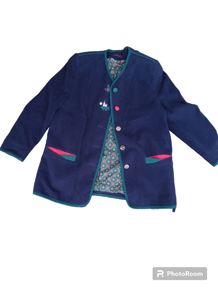 lodenfrey 夹克,开衫女式羊毛羊绒奥地利尺寸 Xl — 第 2/4 张图片