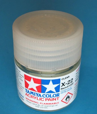 Tamiya Acrylic 23ml 81022 X-22 Gloss Clear