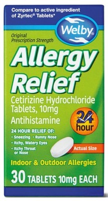 24 Hr Allergy Relief  30 Tablets Indoor And Outdoor Allergies