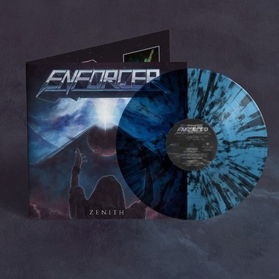 ENFORCER - Zenith - blue/black splatter Vinyl LP - NEU